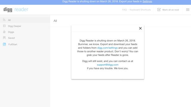 Digg’s Google Reader Replacement Is Going The Way Of Google Reader