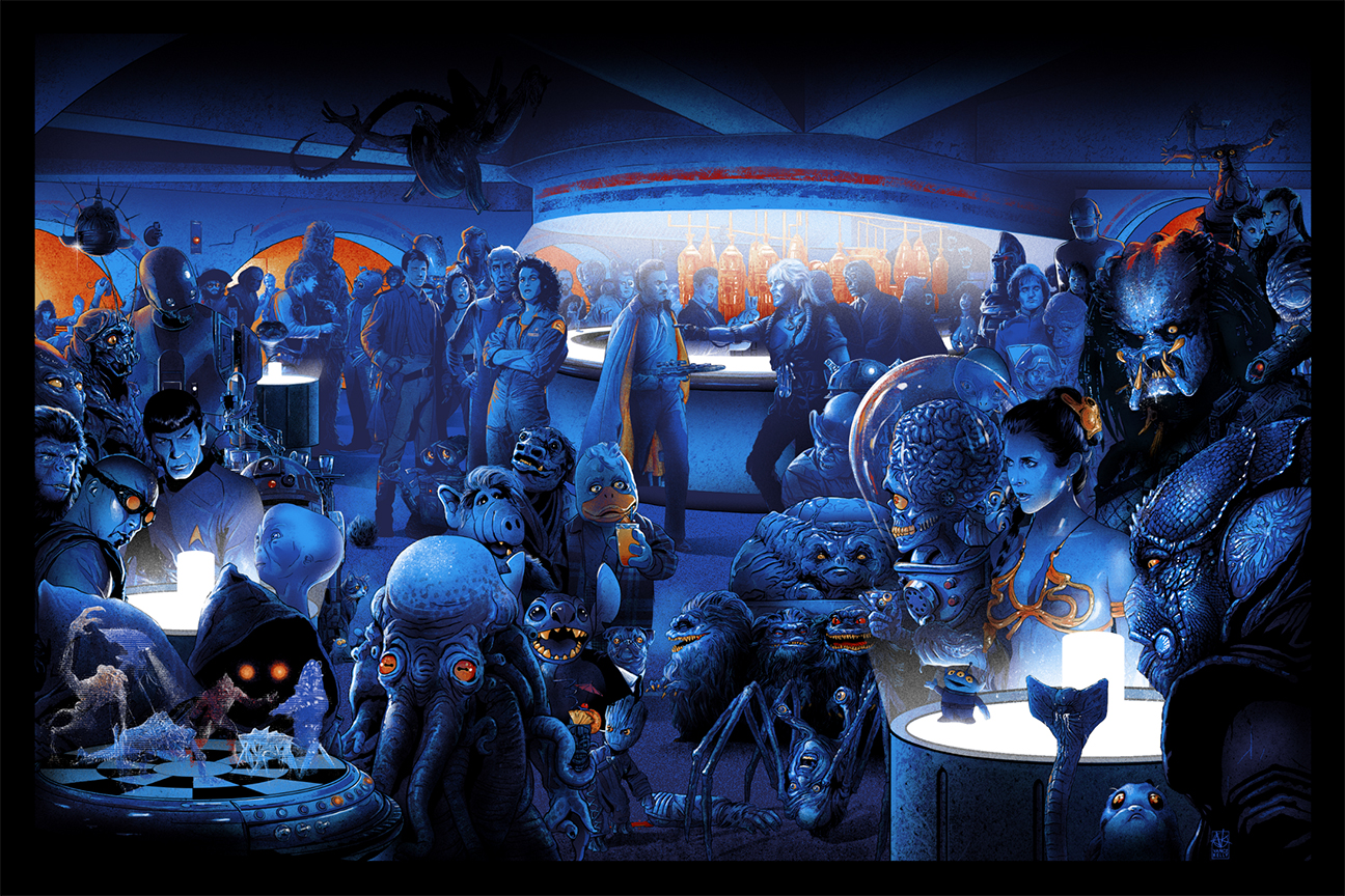 Can You Name Every Alien In This All-Encompassing Sci-Fi Cantina?