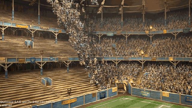How Aardman’s Stop-Motion Animators Used VFX Shortcuts To Create Thousands Of Sports Fans