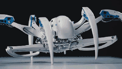 Don’t Bother Trying To Outrun This Creepy Spiderbot That Transforms Into A Rolling Wheel
