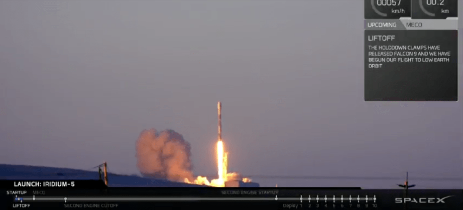 Watch SpaceX Launch 10 Satellites Into Orbit