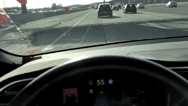 Video Appears To Show Tesla Autopilot Veering Toward Divider At Site Of Deadly Crash