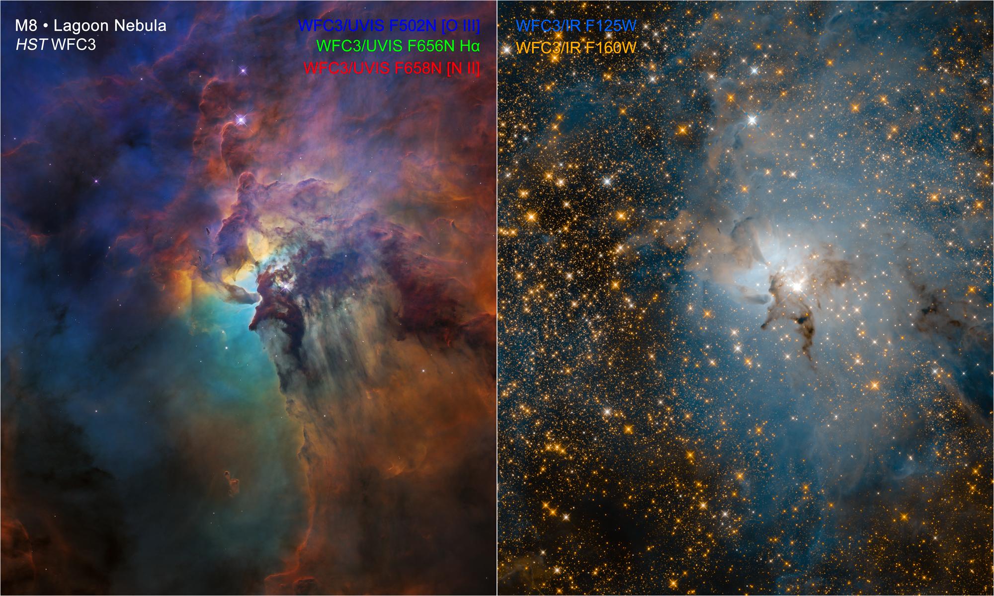 Hubble Releases Mind-Blowing New Images Of The Lagoon Nebula To Honour Its 28th Anniversary