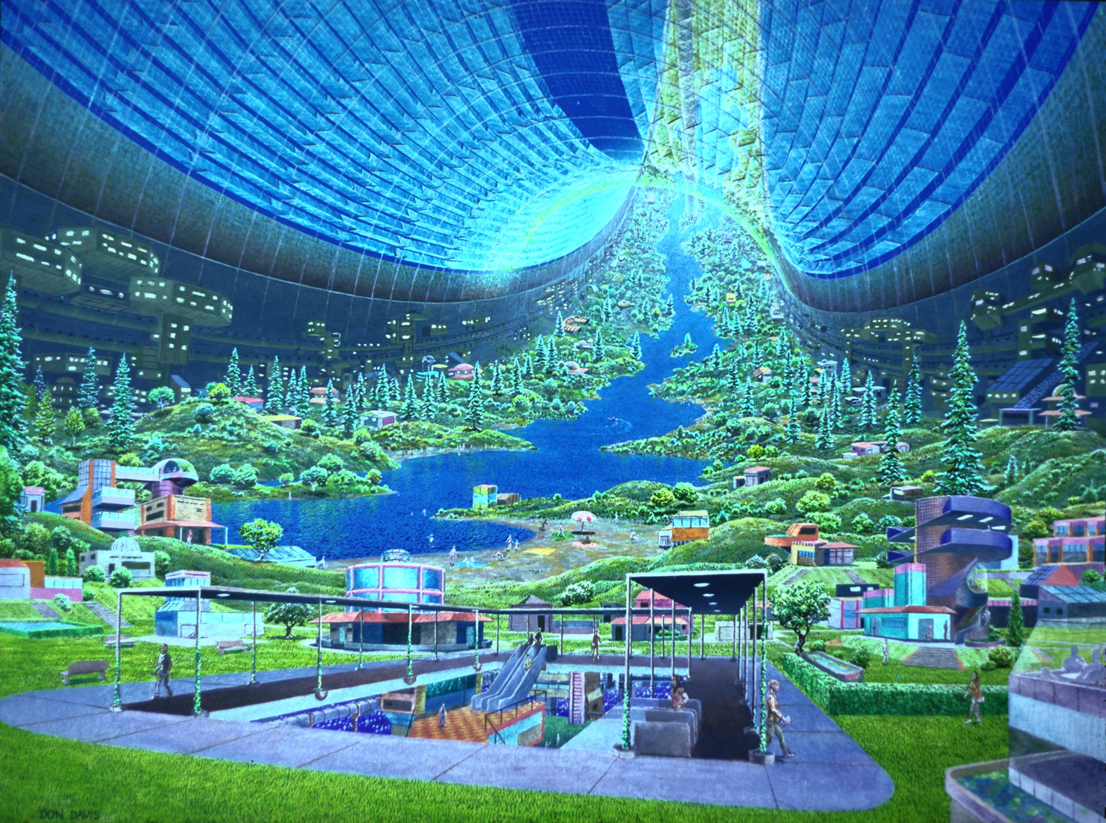 Upcoming Video Series Explores The Retro-Futuristic Space Colonies Of NASA Artists