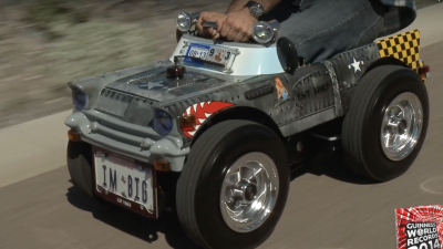The World’s Smallest Roadworthy Car Is The Size Of A Barbie Jeep
