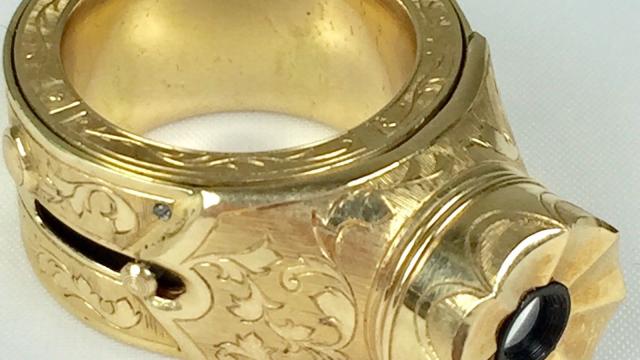 $26000 Will Buy You This KGB Spy Ring With Hidden Camera