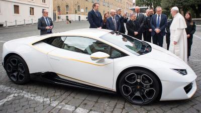 The Pope Is Selling His Signed Lamborghini, The Only Supercar You Probably Won’t Go To Hell For Owning