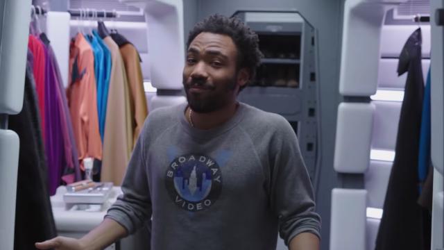 This Video Of Donald Glover Touring The Millennium Falcon Proves Lucasfilm Knows What We Want