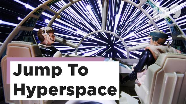 Watch Star Wars’ Classic Hyperspace Jump Recreated Using Fiber-Optics and Poster Board