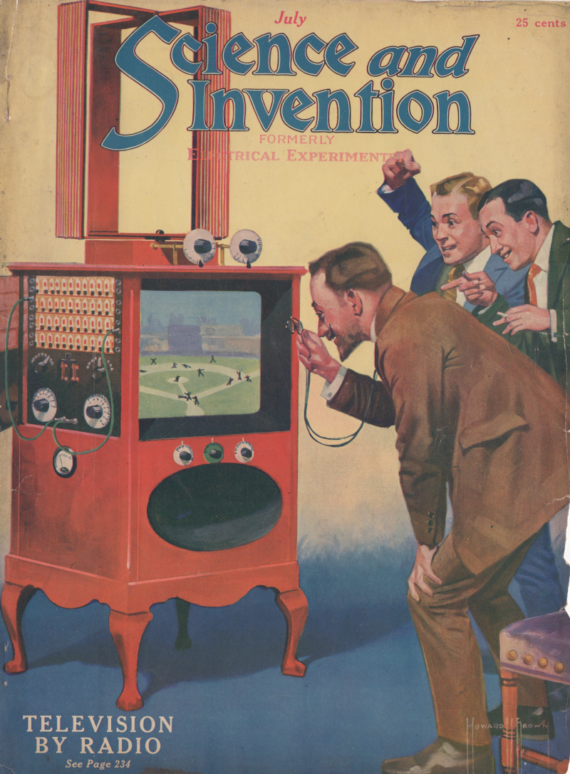 This Futuristic Colour TV Set Concept From 1922 Was Way Ahead Of Its Time