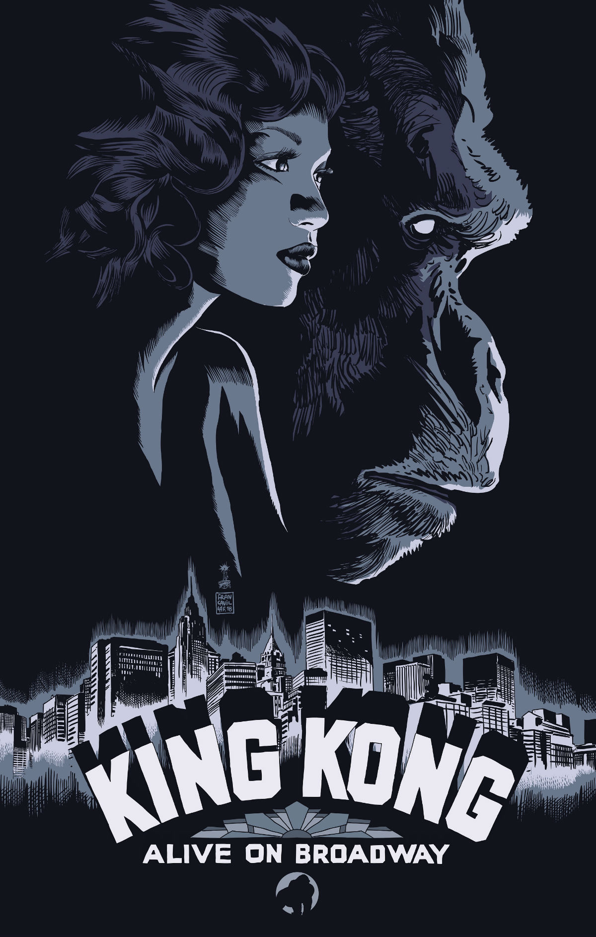 These Beautiful King Kong: Alive On Broadway Posters Are Their Own Wonders Of The World