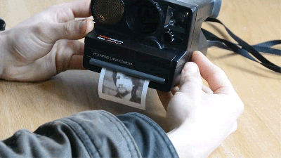 This Guy Hacked A Polaroid Camera To Print On Cheap Receipt Paper Instead Of Pricey Film