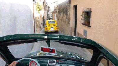 Bless Your Timeline With These Fiat 500s Cutting Through The Italian Streets They Were Built For