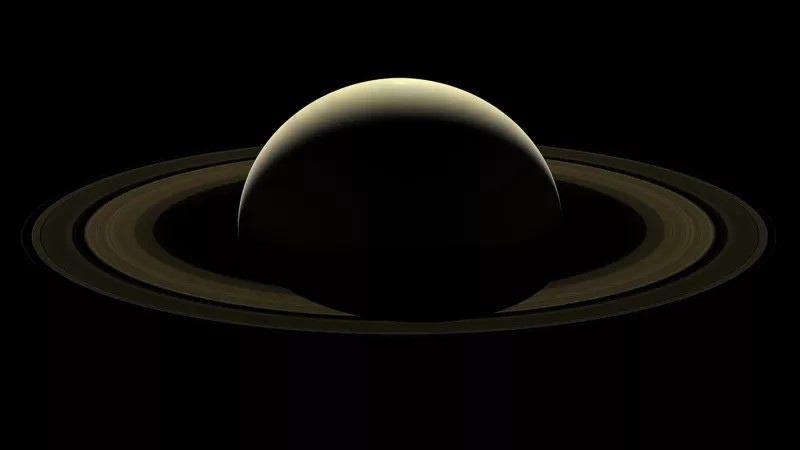 Saturn’s Rings Look Razor-Thin In This Posthumous Cassini Release