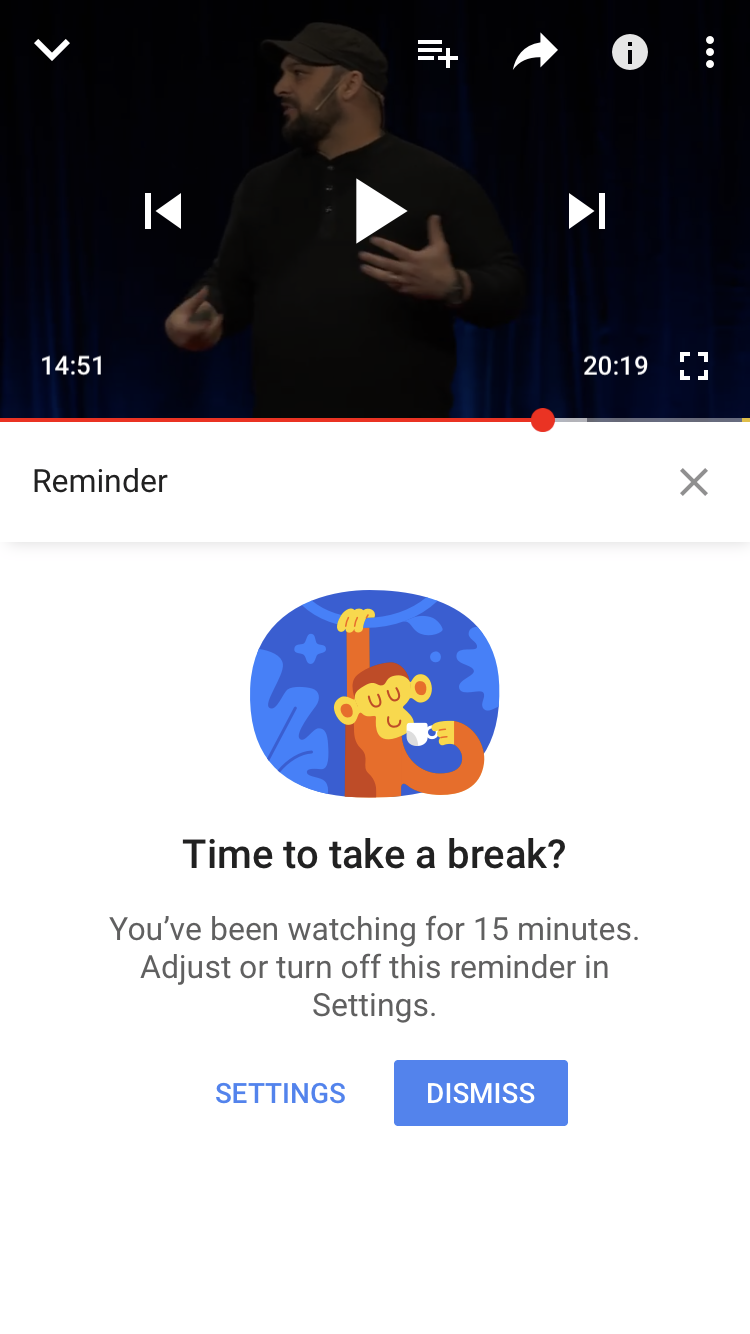 YouTube Feigns Interest In Your Digital Wellbeing With ‘Take A Break’ Notifications