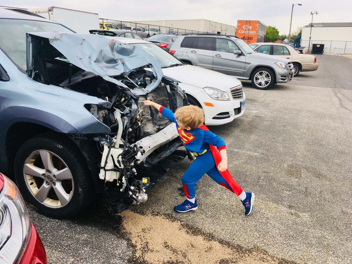 Tiny Superman’s Strengths Include Destroying Cars And Taking Power Naps