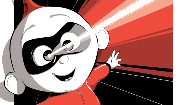 This Flashy Incredibles 2 Art Show Collects The Whole Parr Family
