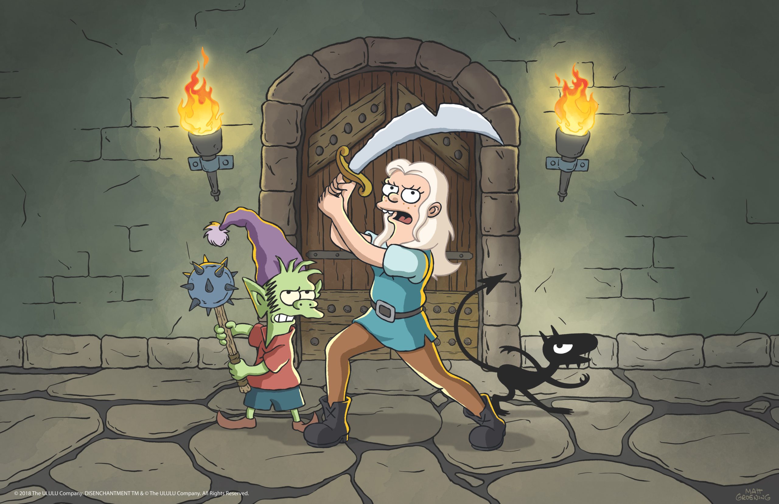 Here’s Your First Look At Matt Groening’s New Netflix Animated Series, Disenchantment