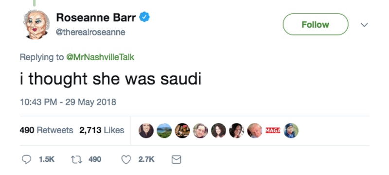 Roseanne Blames Ambien For Her Racism, Then Deletes The Tweet