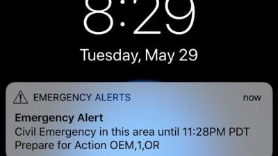 Ominous ‘Civil Emergency’ Alert Sent To Oregon Residents Due To ‘Technology Issue’