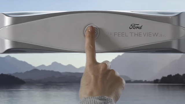 Ford’s New Smart Window Lets The Visually Impaired Feel The View