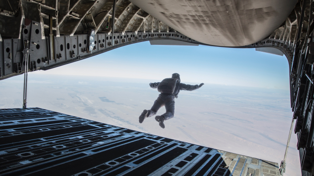 Watch Tom Cruise Perform An Actual HALO Jump During The Filming Of Mission: Impossible – Fallout 