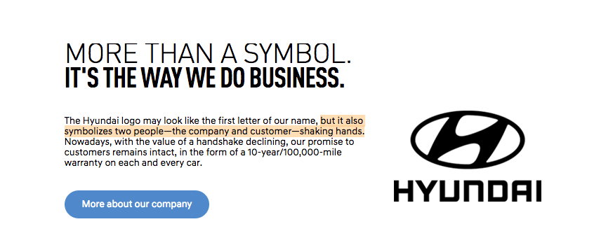 I Had No Idea The Hyundai Logo Was Based On Two Guys Shaking Hands