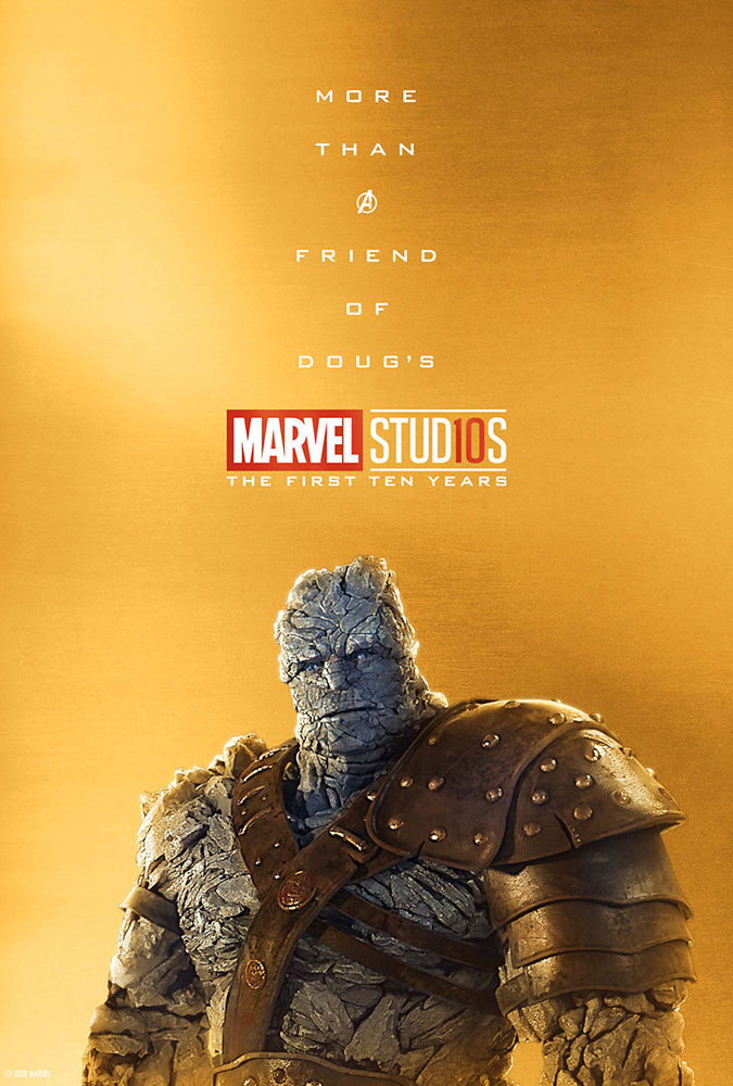 Marvel Studios Is Celebrating Its Tenth Anniversary With Some Snazzy Gold Posters