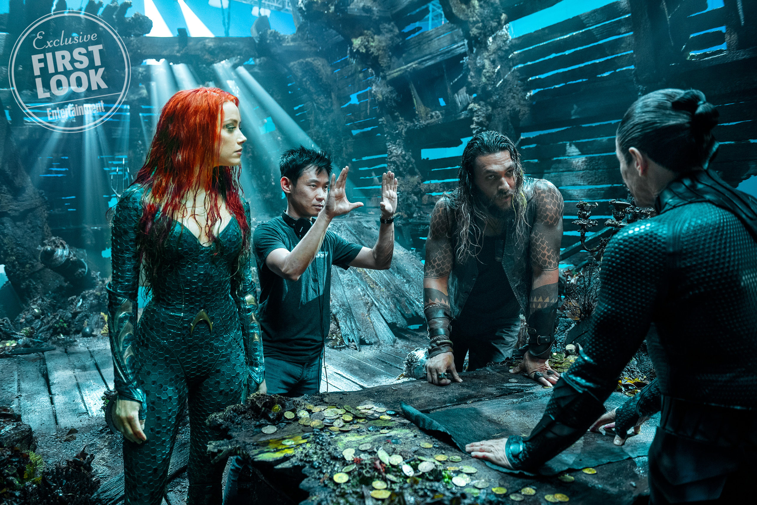The First Aquaman Photos Are A Vision Of A Sunken Majestic Atlantis And A Mysterious Black Manta