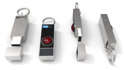 This Light-Up HAL 9000 USB Flash Drive Can’t Sing, But Probably Won’t Kill You Either