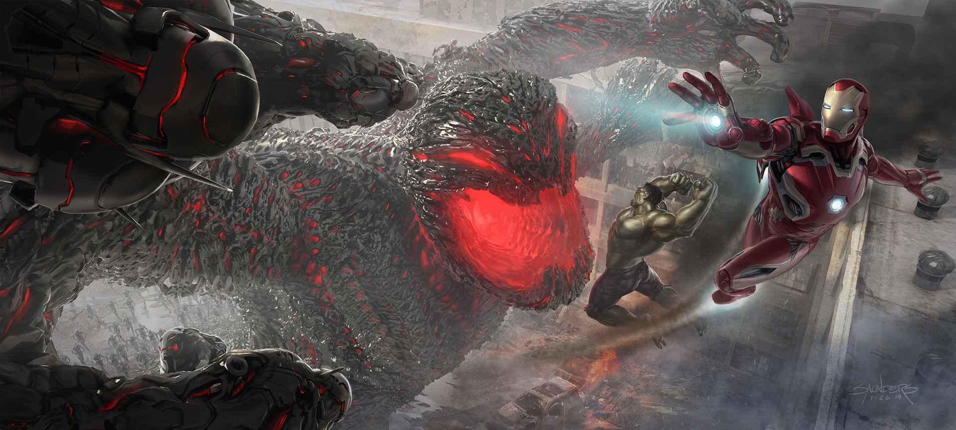 Age Of Ultron Almost Had An Infinitely Cooler Final Battle 