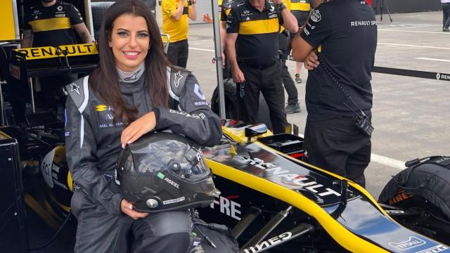 Aseel Al-Hamad Drives A Formula One Car The Day The Saudi Ban On Female Drivers Is Overturned