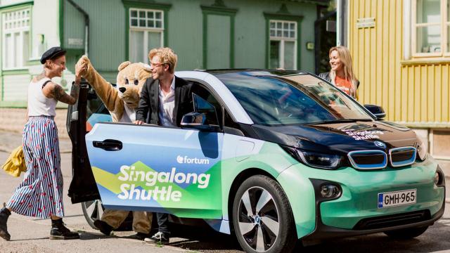Finland Have An Electric Taxi Service Where You Pay By Singing