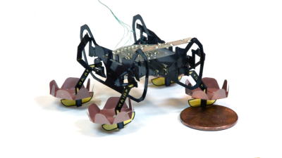 Insectoid Microbot Leverages Small-Scale Physics To Swim And Walk Underwater