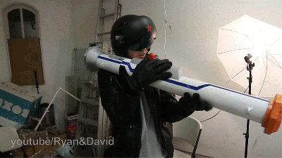 I’m In Awe Of This 1.2 Metre Nerf Bazooka That Fires Pool Noodle Rockets