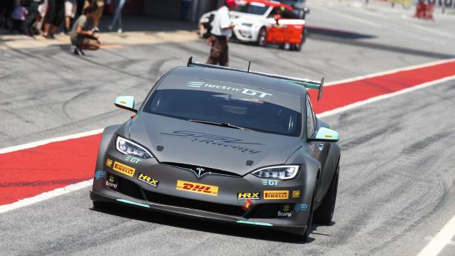 Here’s What Happened With The Tesla Model S Race Car That Got Too Hot After Five Miles On An F1 Track