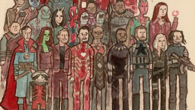 The Gang’s All Here In This Epic Avengers: Infinity War Art