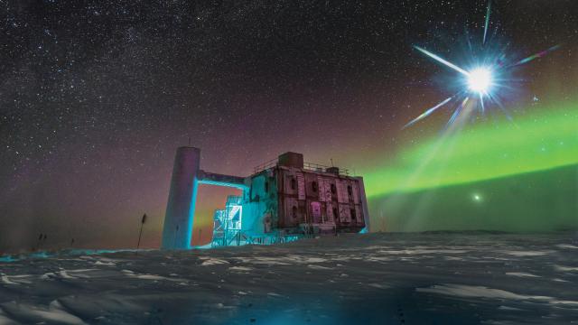 See The South Pole Message That Alerted Astronomers To The Cosmic-Ray-Spewing Blazar
