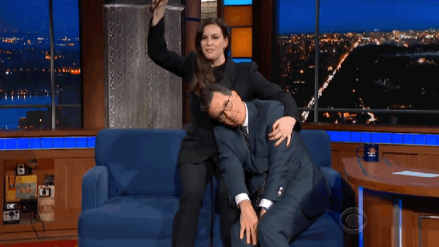 Liv Tyler Helps Stephen Colbert Become The Frodo Baggins He Was Always Meant To Be