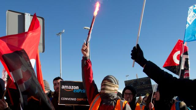 Amazon Warehouse Strike In Spain Reportedly Results In Police Clashes, Arrests