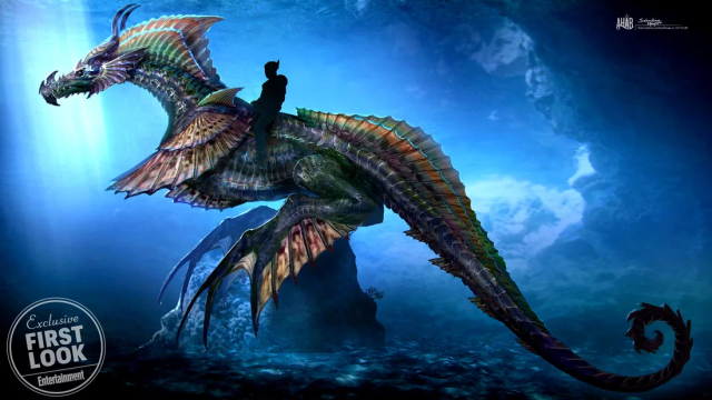 Aquaman No Longer Rides A Sea Horse In His Movie, Because Sea Dragons Are Much More Manly