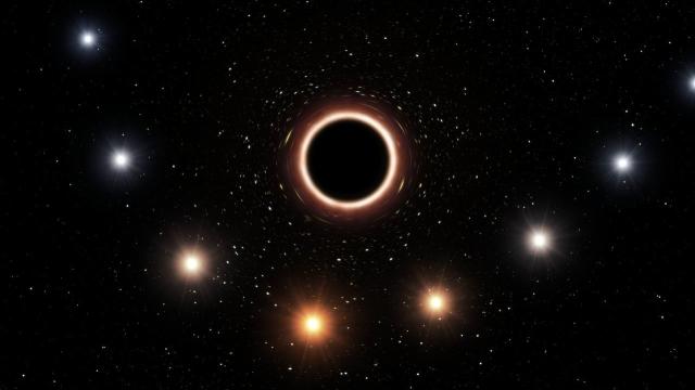 Supermassive Black Hole Stretches Starlight, Proving Einstein Right Again