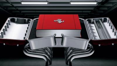 Ferrari’s Gorgeous, Limited Edition History Book With 12-Cylinder Enclosure Will Set You Back $7900