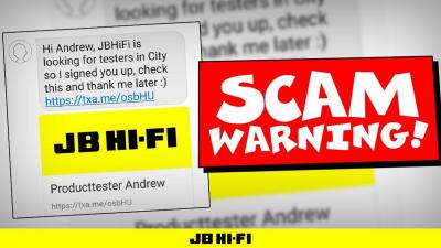 There’s A JB Hi-Fi Scam Happening Right Now