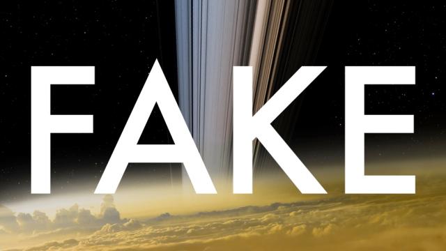 This Photo Claiming To Be ‘Cassini’s Last Image’ Is Totally Fake