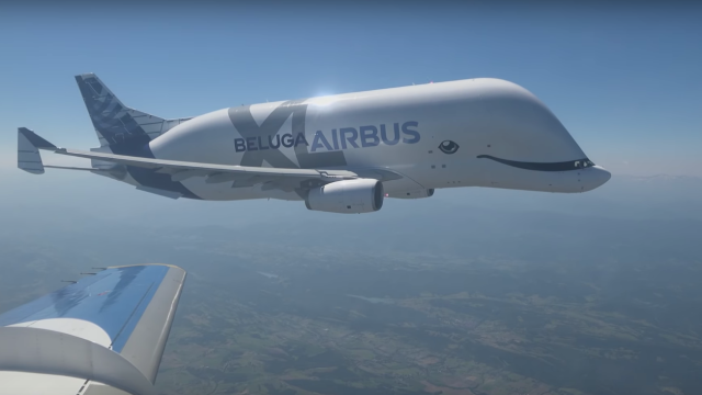 This Is A Real Plane And It’s Called The Beluga XL