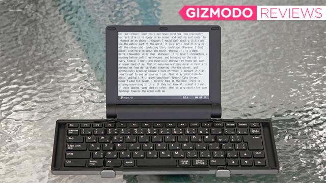 This Quirky Folding E-ink Typewriter Strips Away All Of Your Fun, Productivity-Killing Distractions
