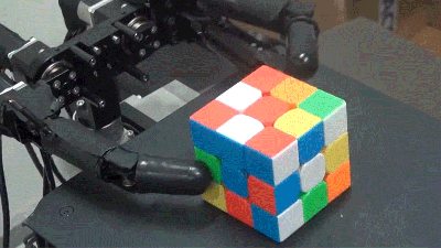 Imagine What This One-Handed, Rubik’s Cube-Solving Robot Could Do With A Deck Of Cards