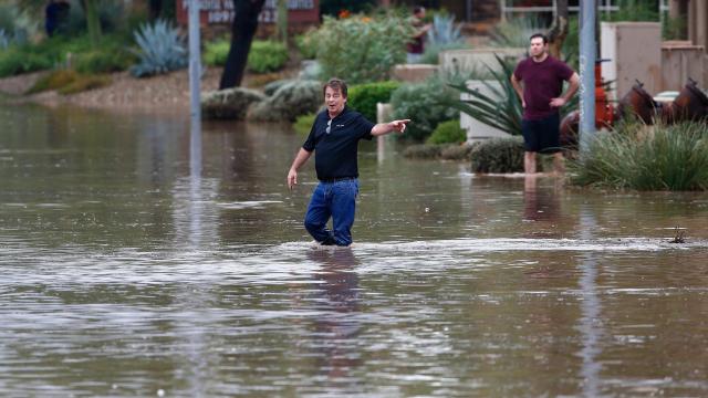 9 Million In The U.S. Southwest Face Flooding From Tropical Depression Rosa