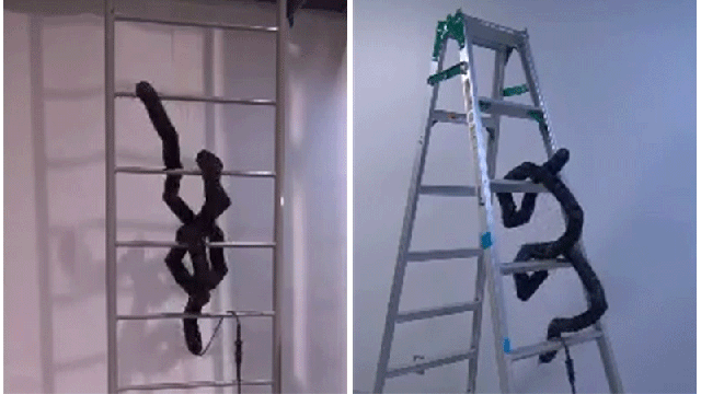 This Ladder-Climbing Robot Snake Freaks Me Out Even More Than The Real Thing